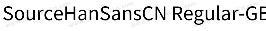 SourceHanSansCN Regular-GBpc字体转换
